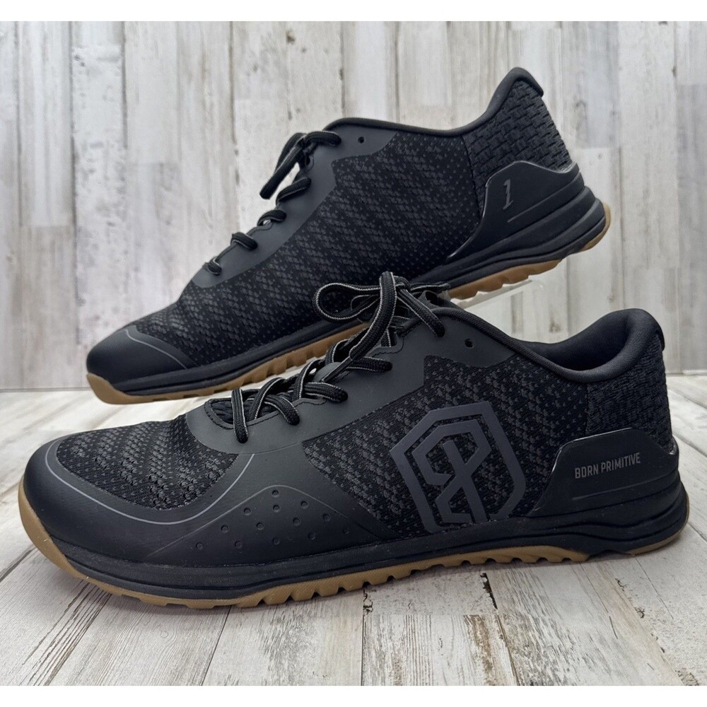 Born Primitive Primitive 1 Training Running Shoes Men's Size 15 Black Gum EUC